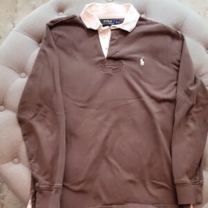 Polo by Ralph Lauren Brown Long Sleeve Shirt
